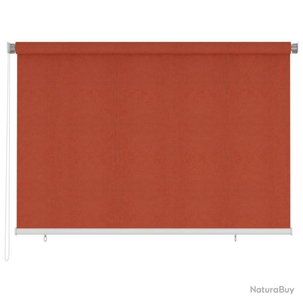 Store roulant d'ext�rieur 225 (l) x 140 (H) cm couleur terre cuite HDPE