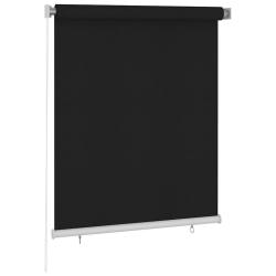 Store roulant d'ext&eacute;rieur 125 (l) x 140 (H) cm noir