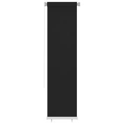 Store roulant d'ext&eacute;rieur 65&nbsp;(l) x 230&nbsp;(H) cm HDPE noir