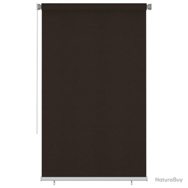 Store roulant d'ext�rieur 145 (l) x 230 (H) cm marron HDPE