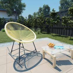 Chaise d'ext&eacute;rieur Acapulco R&eacute;sine tress&eacute;e Beige
