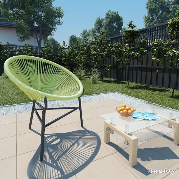 Chaise de Acapulco R�sine tress�e Vert