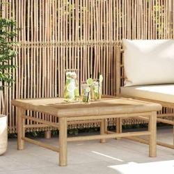 Table de 65x65x30 cm Bambou