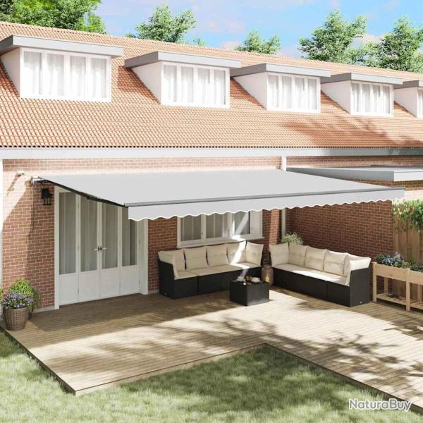 Cadre d'auvent Anthracite 600 � 350 cm Aluminium