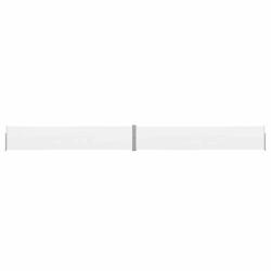 Auvent lat&eacute;ral r&eacute;tractable de patio 140x1200 cm Cr&egrave;me