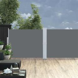 Auvent lat&eacute;ral r&eacute;tractable de patio 140x1200 cm Anthracite