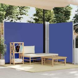 Auvent lat&eacute;ral r&eacute;tractable de patio 170x1200 cm Bleu