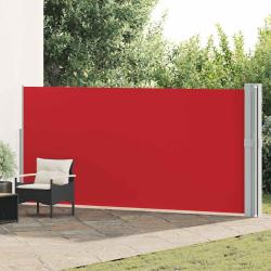 Auvent lat&eacute;ral r&eacute;tractable de patio 170x1200 cm Rouge
