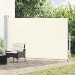 Auvent lat&eacute;ral r&eacute;tractable de patio 180x300 cm Cr&egrave;me