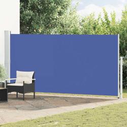 Auvent lat&eacute;ral r&eacute;tractable de patio 180x500 cm Bleu