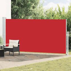 Auvent lat&eacute;ral r&eacute;tractable de patio 180x500 cm Rouge