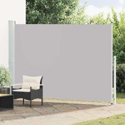 Auvent lat&eacute;ral r&eacute;tractable pour terrasse, gris, 200 &times; 314 cm