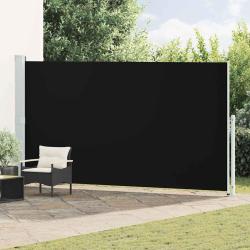 Auvent lat&eacute;ral r&eacute;tractable de patio 200x500 cm Noir