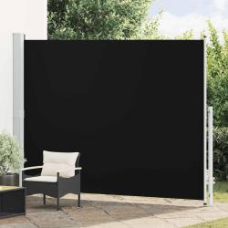 Auvent lat&eacute;ral r&eacute;tractable de patio 220x300 cm Noir