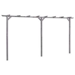 Pergola de Gris 400x40x205 cm Bois de pin impr&eacute;gn&eacute;