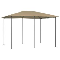 Belv&eacute;d&egrave;re 3x4x2,6 m Taupe 160 g/m&sup2;