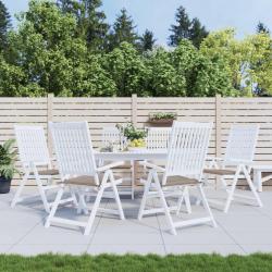 Coussins de chaise lot de 6 taupe 50x50x4cm tissu oxford