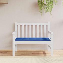 Coussin de banc de bleu royal 100x50x3 cm tissu oxford