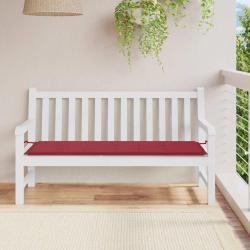 Coussin de banc de rouge bordeaux 150x50x4 cm
