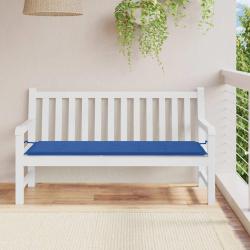 Coussin de banc de bleu royal 150x50x3 cm tissu oxford
