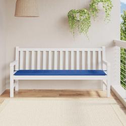 Coussin de banc de bleu royal 180x50x3 cm tissu oxford