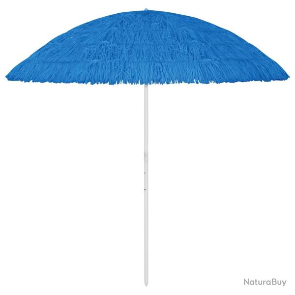 Parasol de plage Hawaii bleu 300 cm