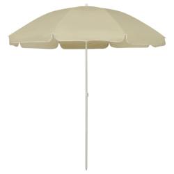 Parasol de plage jaune sable 240 cm
