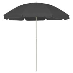 Parasol de plage anthracite 240 cm