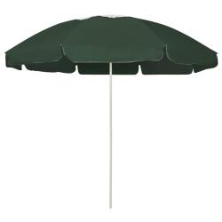 Parasol de plage vert 240 cm