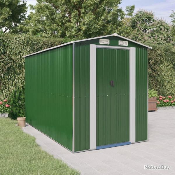 Abri de Vert 192x357x223 cm Acier galvanis�