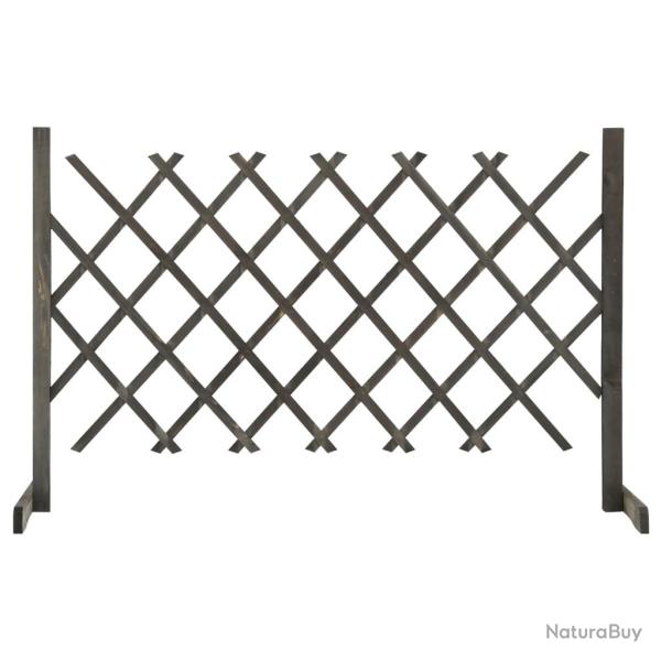 Cl�ture en treillis de Gris 120x90 cm Bois de sapin