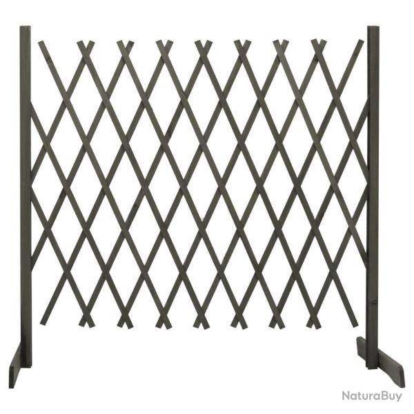 Cl�ture en treillis de Gris 180x100 cm Bois de sapin