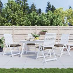 Coussins de chaise lot de 4 taupe 50x50x7 cm tissu oxford