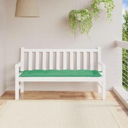 Coussin de banc de vert 150x50x7 cm tissu oxford