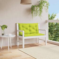 Coussin de banc de vert vif 100x(50+50)x7cm tissu oxford