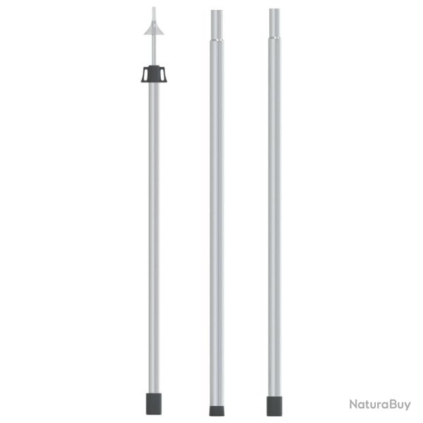 M�t de b�che t�lescopique avec longueur de 102-260 cm Aluminium