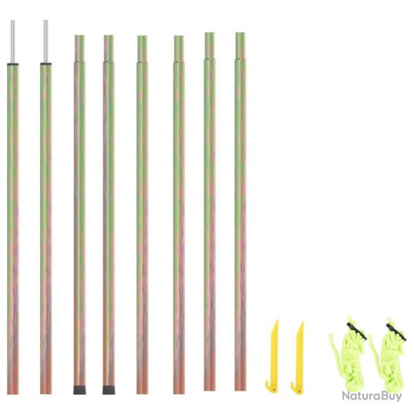 M�ts de parasol 2 pcs 200 cm Acier galvanis�
