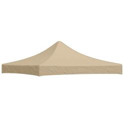 Toit de tente de r&eacute;ception 3x3 m Beige 270 g/m&sup2;
