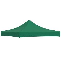 Toit de tente de r&eacute;ception 3x3 m Vert 270 g/m&sup2;