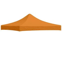 Toit de tente de r&eacute;ception 3x3 m Orange 270 g/m&sup2;