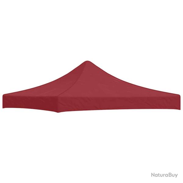 Toit de tente de r�ception 3x3 m Bordeaux 270 g/m�