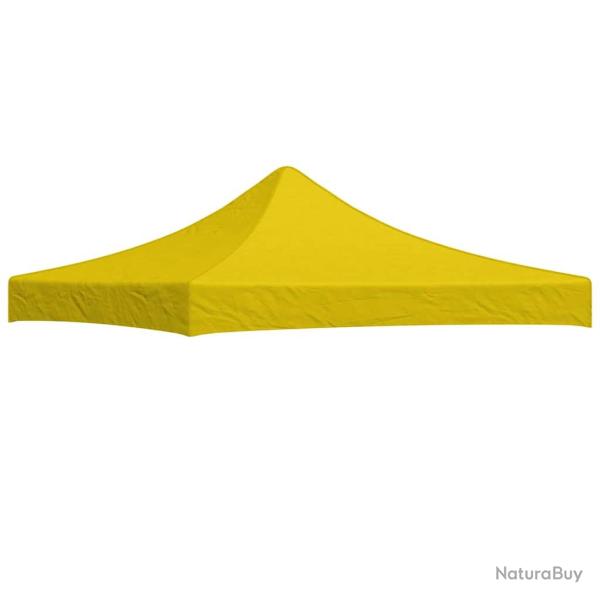 Toit de tente de r�ception 3x3 m Jaune 270 g/m�
