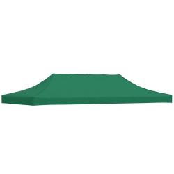 Toit de tente de r&eacute;ception 6x3 m Vert 270 g/m&sup2;