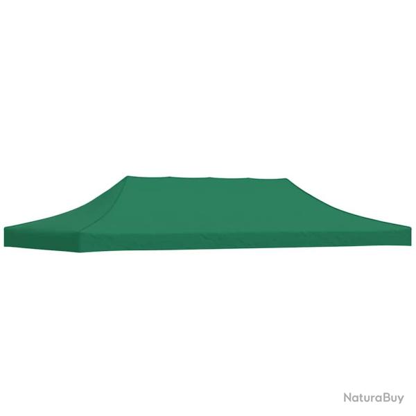 Toit de tente de r�ception 6x3 m Vert 270 g/m�