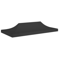Toit de tente de r&eacute;ception 6x3 m Noir 270 g/m&sup2;