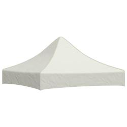 Toit de tente de r&eacute;ception 2x2 m Cr&egrave;me 270 g/m&sup2;