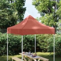 Toit de tente de r&eacute;ception 2x2 m Terre cuite 270 g/m&sup2;