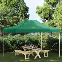 Toit de tente de r&eacute;ception 4x3 m Vert 270 g/m&sup2;
