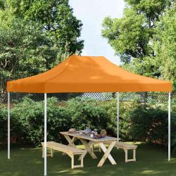 Toit de tente de r&eacute;ception 4x3 m Orange 270 g/m&sup2;