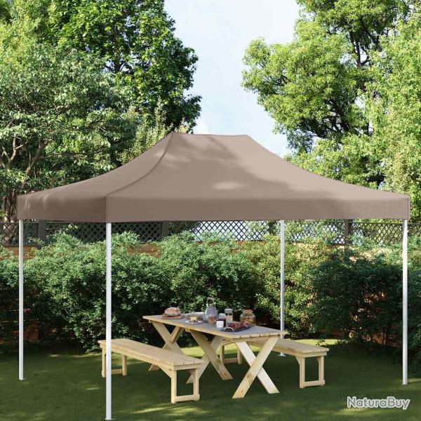 Toit de tente de r�ception 4x3 m Taupe 270 g/m�